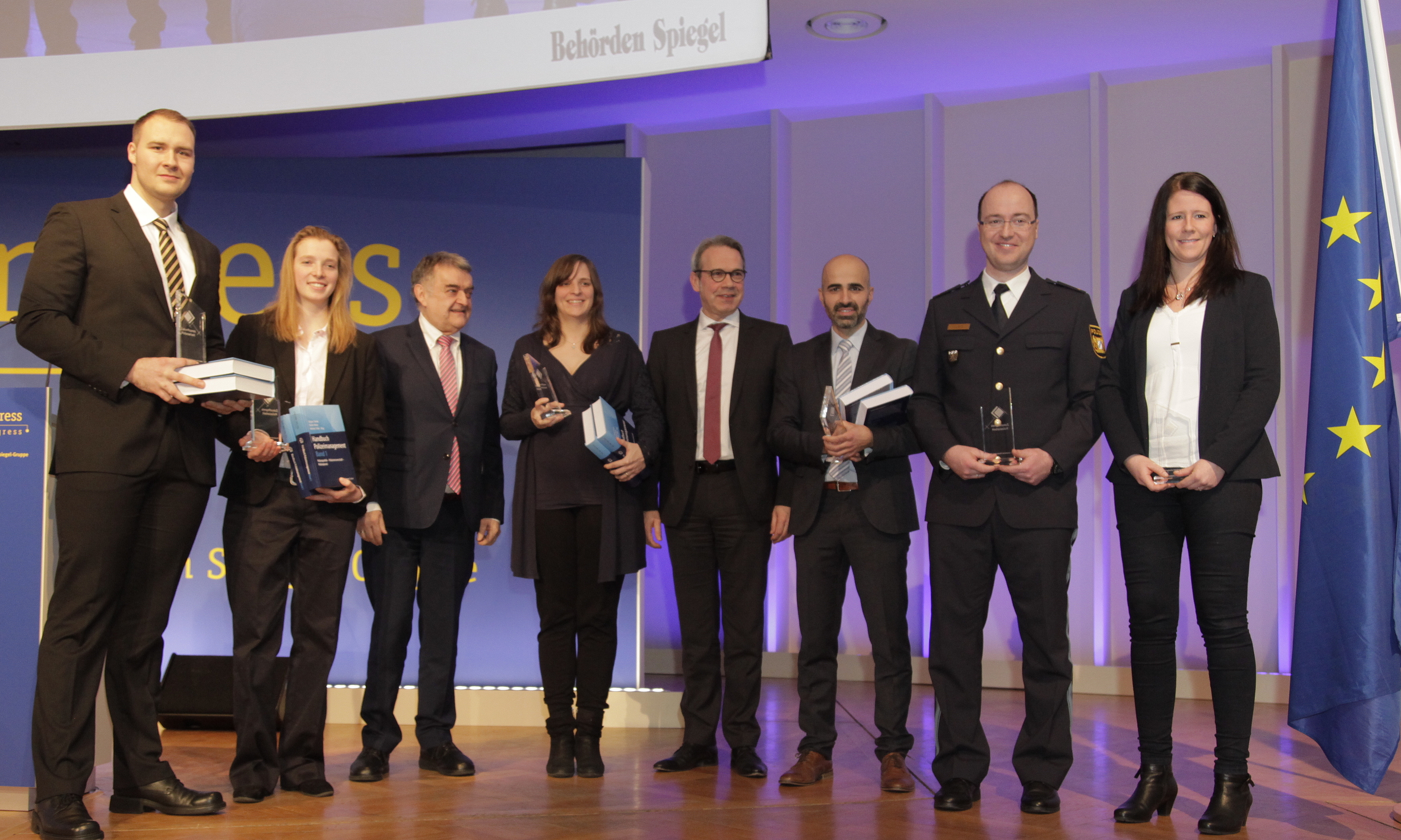Preisträger Innovationspreis auf dem Europ. Polizeikongress